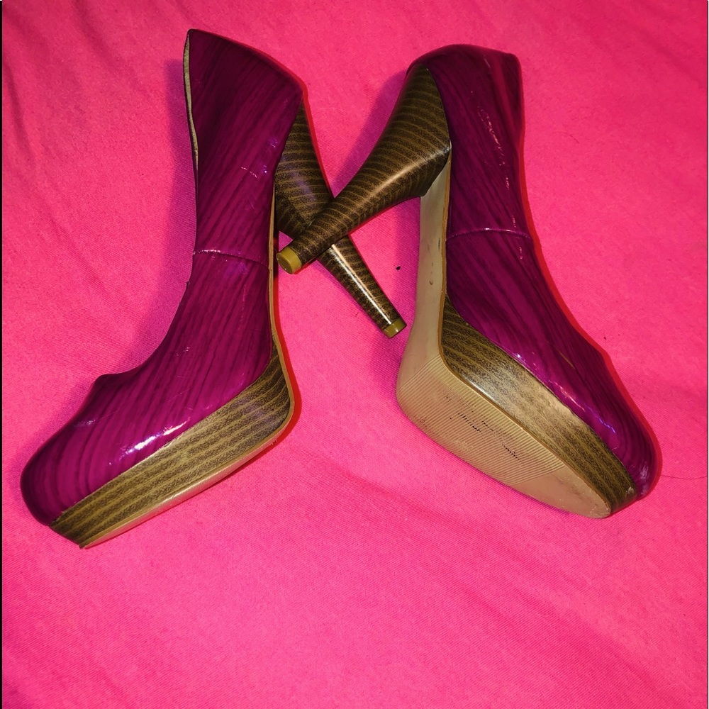 Steve Madden pink heels.